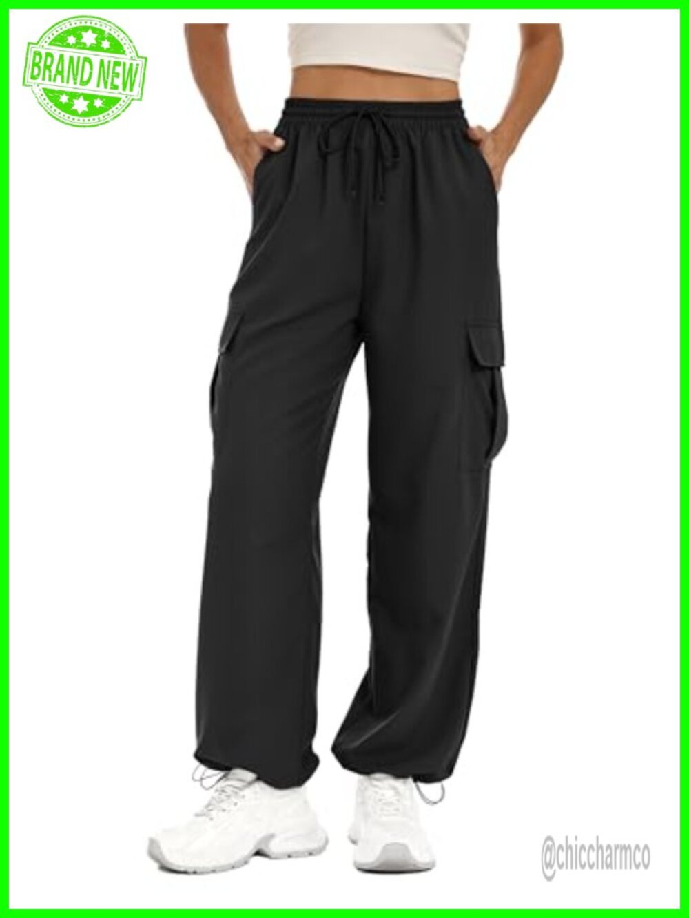 Women's Hiking Cargo Pants Water Resistant UPF 50+ 4 Pockets Quick Dry